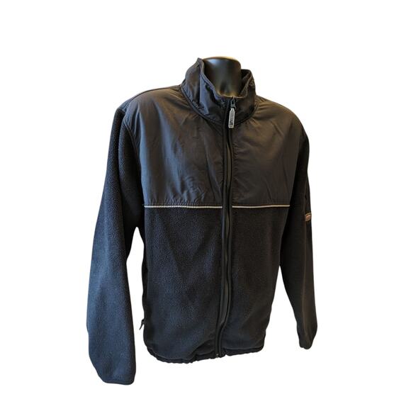 Eddie Bauer Polartec Fleece Jacket Men XXL Zip Outdoor WindPro Hiking Sweatshirt - Picture 15 of 16